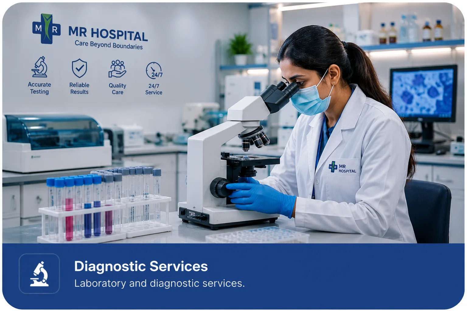Accurate laboratory diagnosis facilities