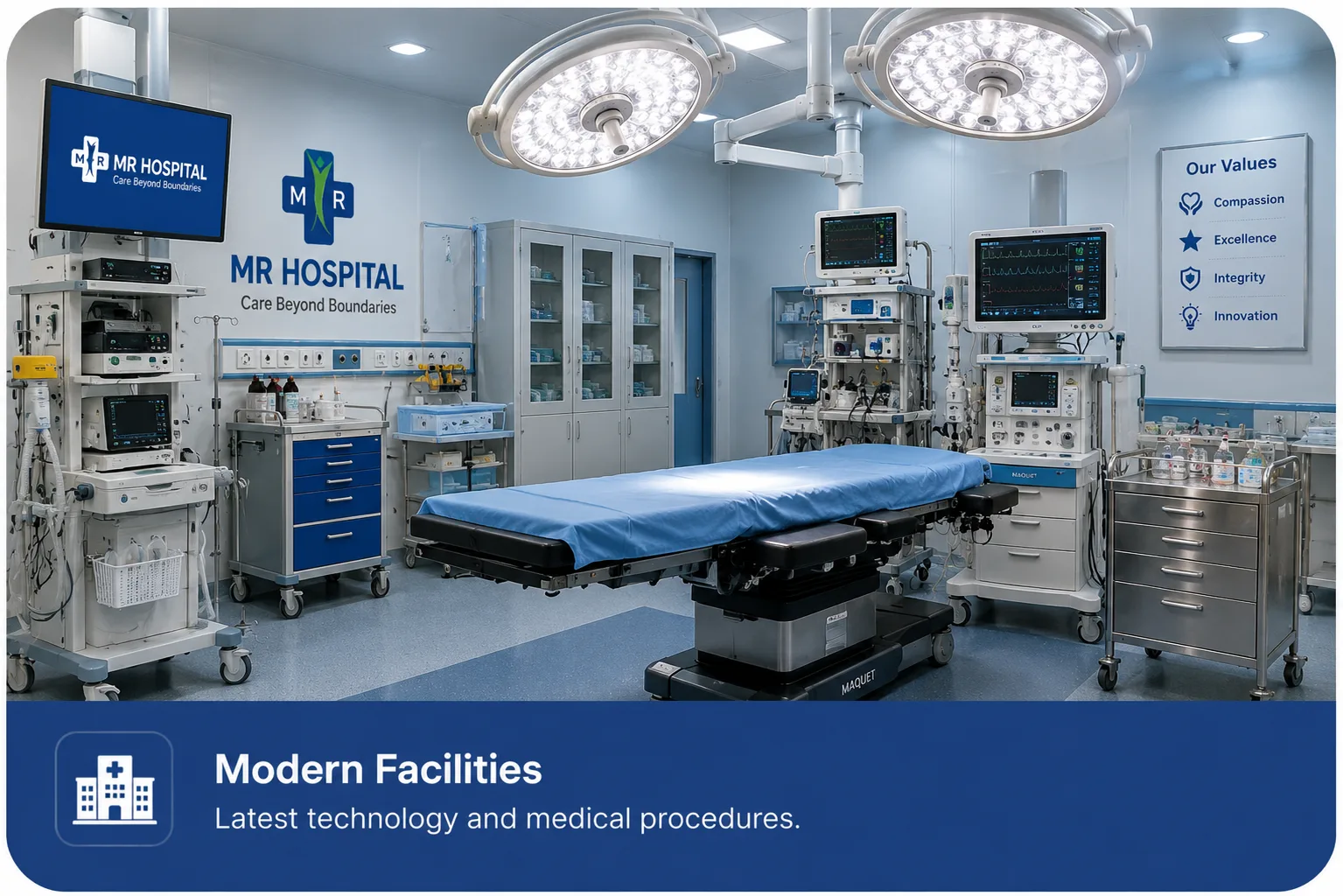 Advanced operation theatre infrastructure